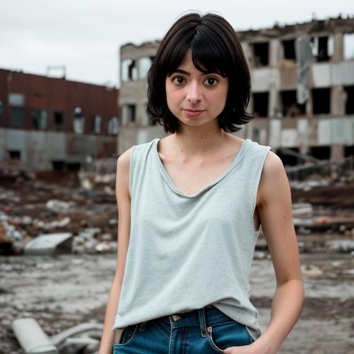 00029-2604748060-RAW photo, a  photo of kate micucci in wastelander clothes, pale skin, slim body, background is city ruins, (high detailed skin_.png